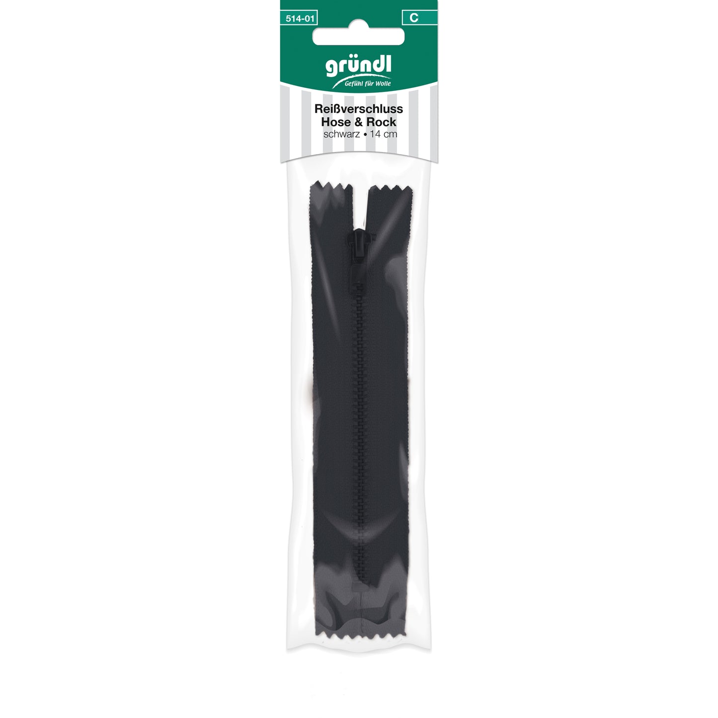 Reißverschluss Hose und Rock, 14 cm