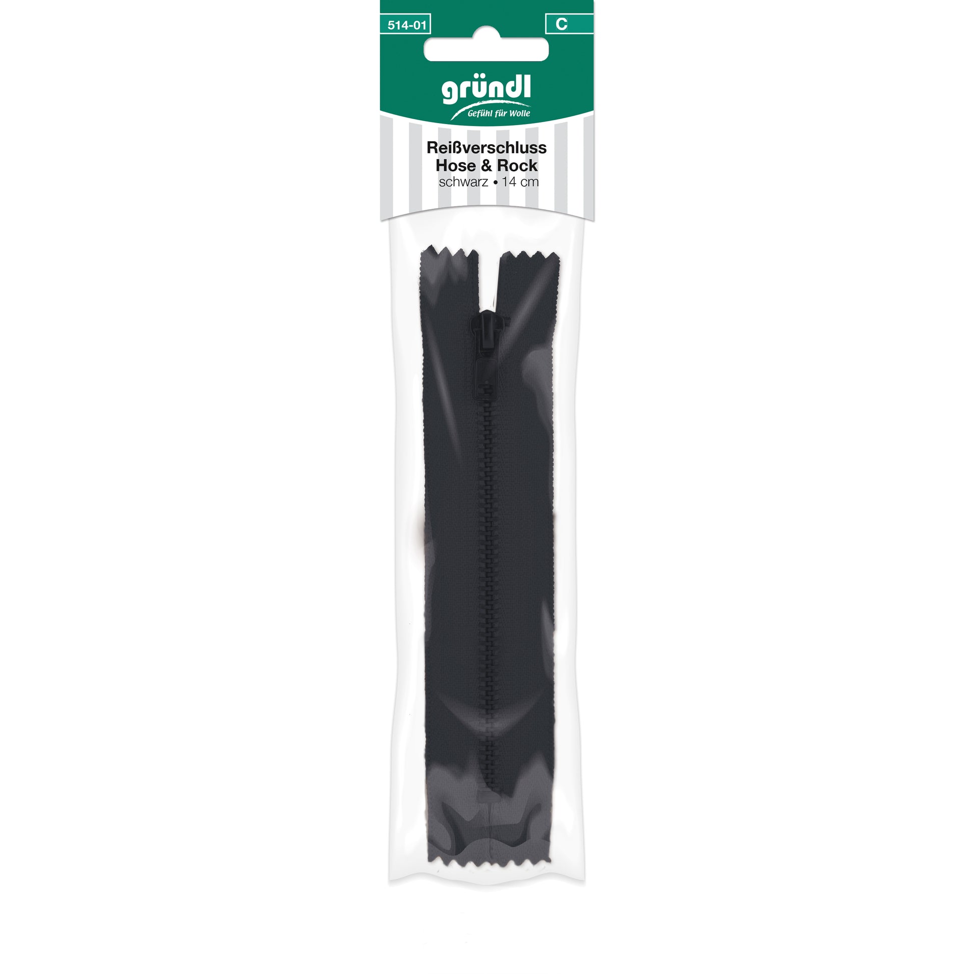 Reißverschluss Hose und Rock, 14 cm