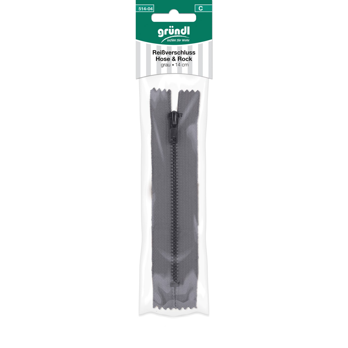 Fermeture-éclair pour pantalon et jupe, 14 cm
