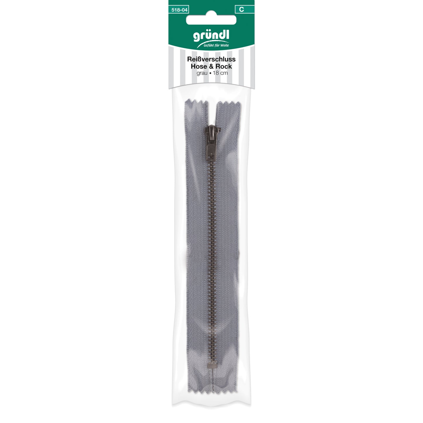 Reißverschluss Hose und Rock, 18 cm