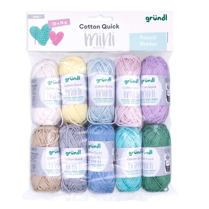 Cotton Quick Mini Shades 10 x 15 g - pastell
