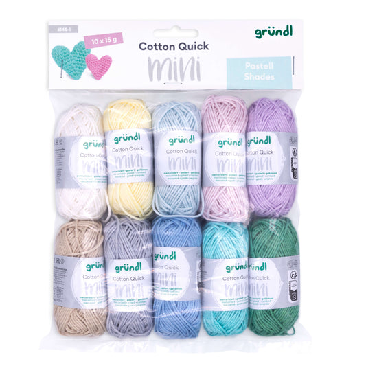 Cotton Quick Mini Shades 10 x 15 g - pastell