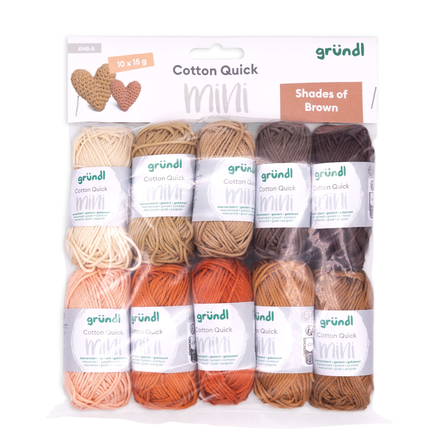 Cotton Quick Mini Shades 10 x 15 g - braun