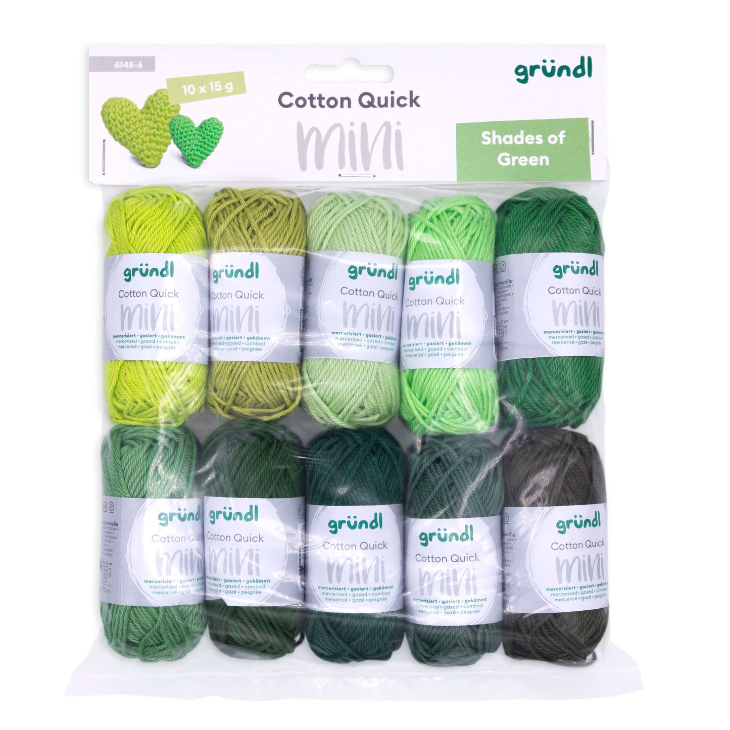 Cotton Quick Mini Shades 10 x 15 g - grün
