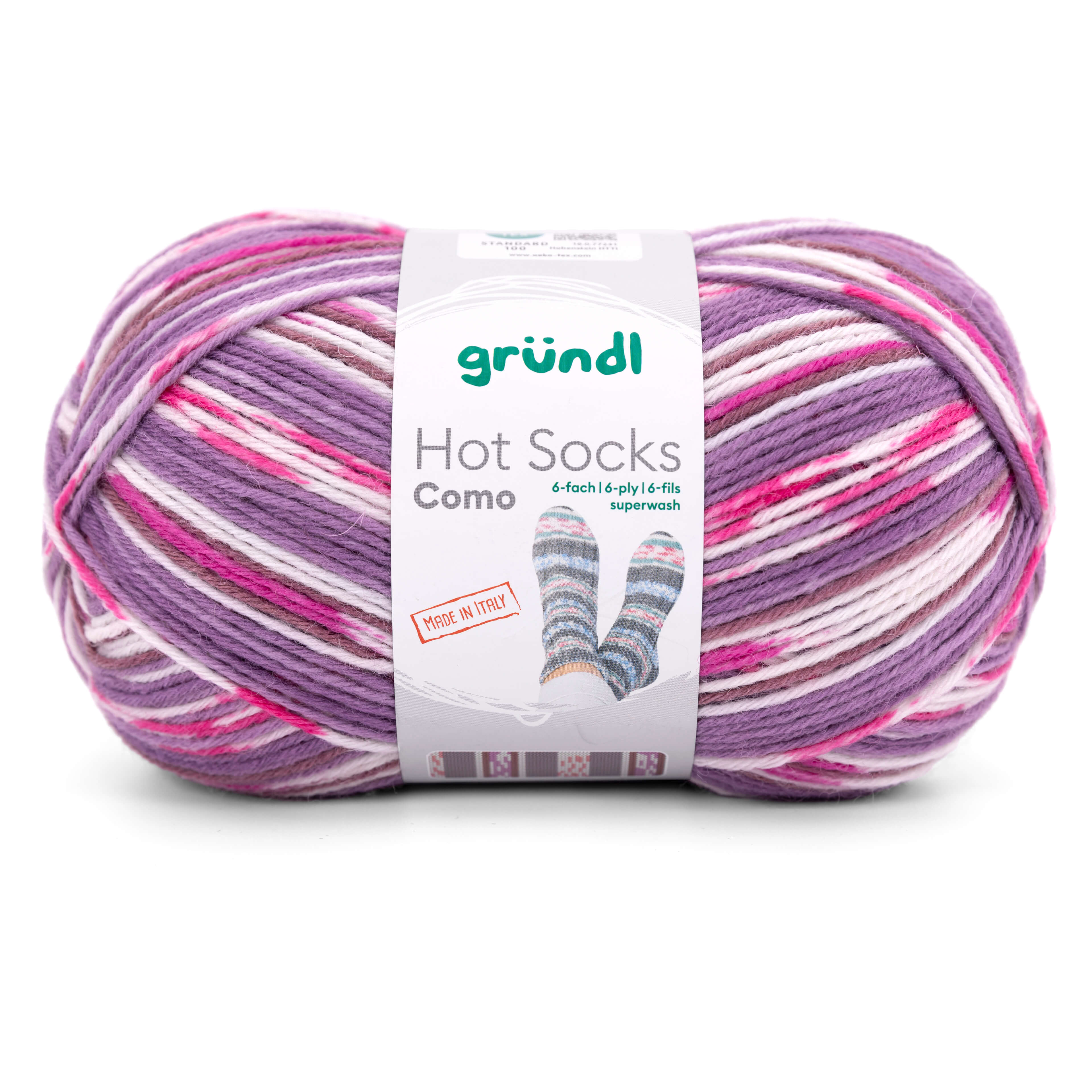 ᐅ Hot Socks Como 6-ply – gradient sock yarn from Gründl