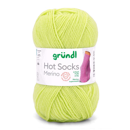 Strickset für 2 Paar bunte Socken mit Merinowolle