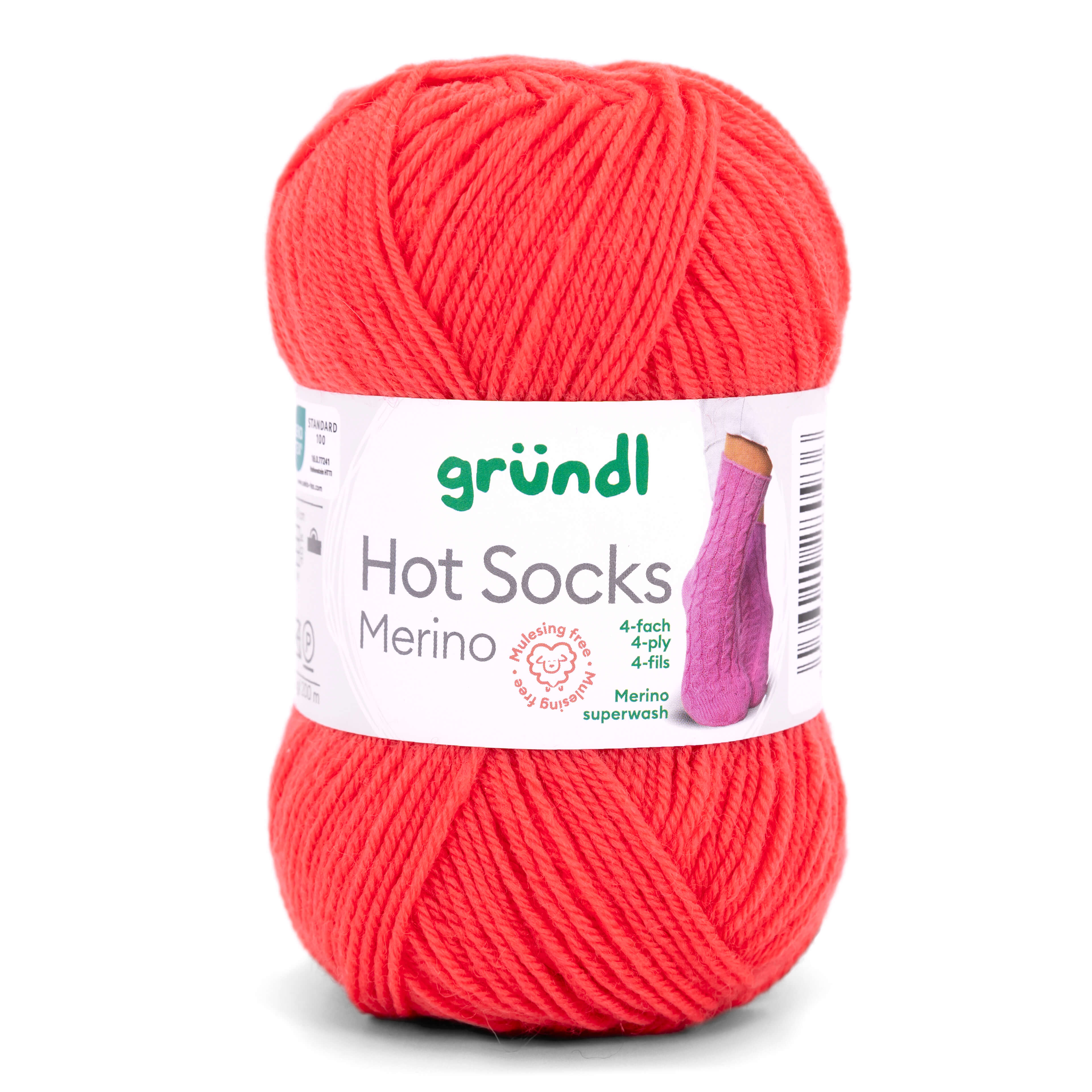 ᐅ Hot Socks Merino – soft 4-ply sock yarn from Gründl