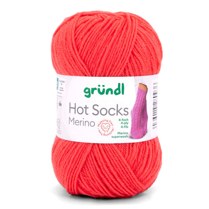 Strickset für 2 Paar bunte Socken mit Merinowolle