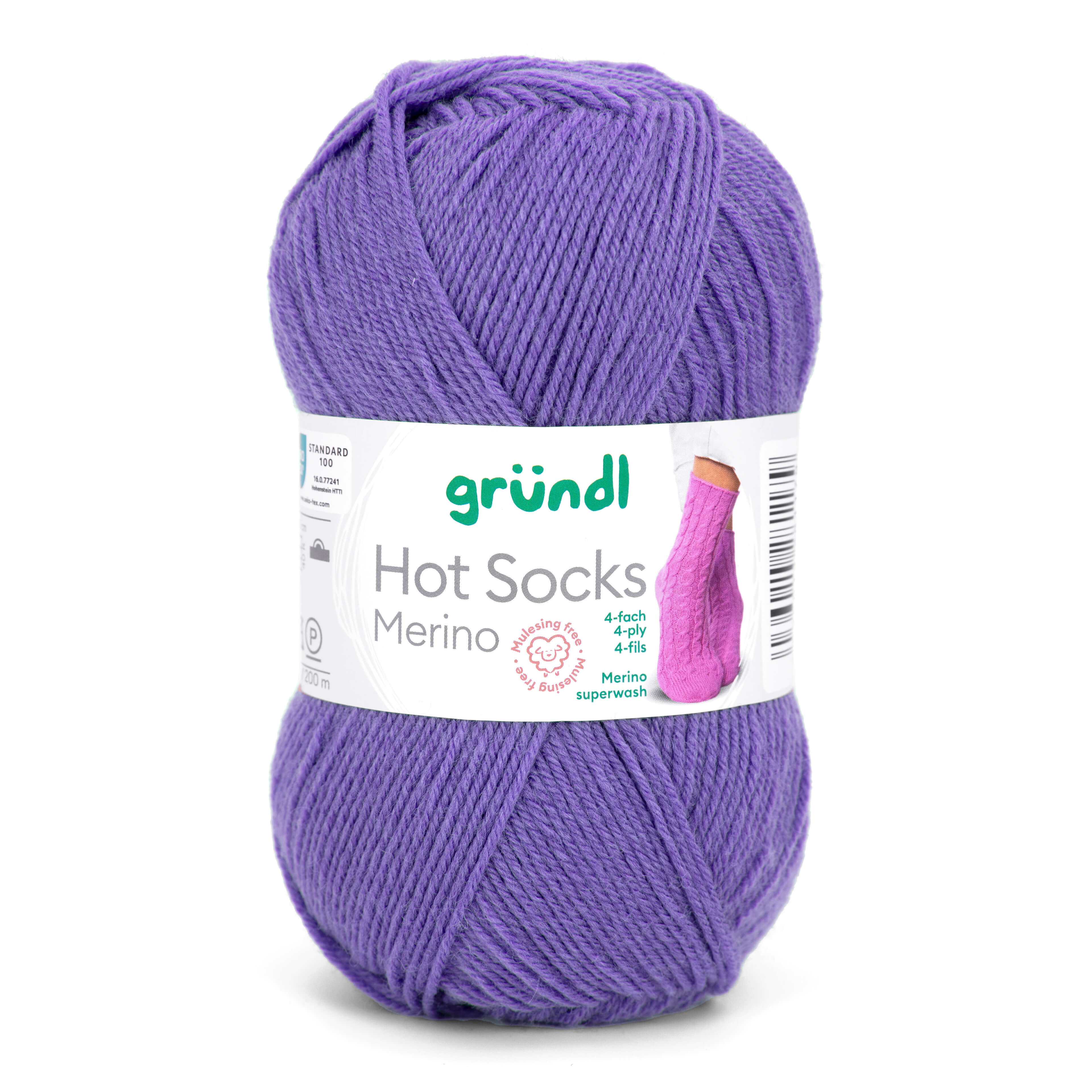 ᐅ Hot Socks Merino – soft 4-ply sock yarn from Gründl