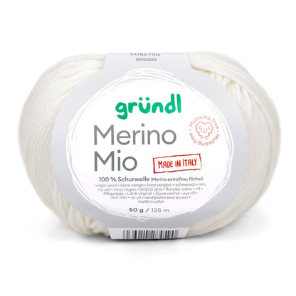 Strickset Mütze im Halbpatent aus Merinowolle