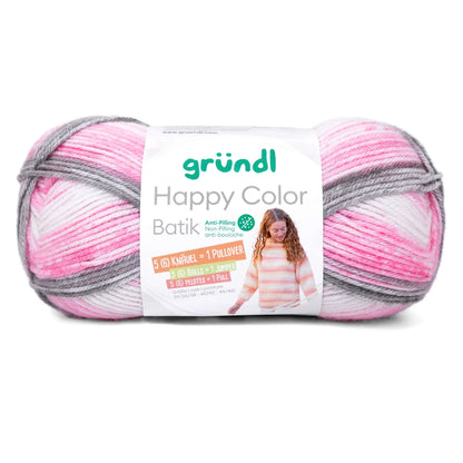 Strickset Schal mit 2-farbigem Patentmuster