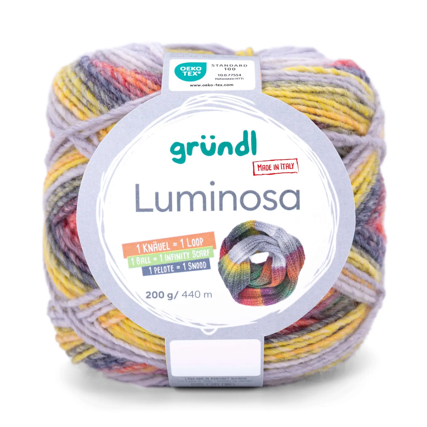 Strickset Luminosa Cardigan mit Farbverlauf Top-Down