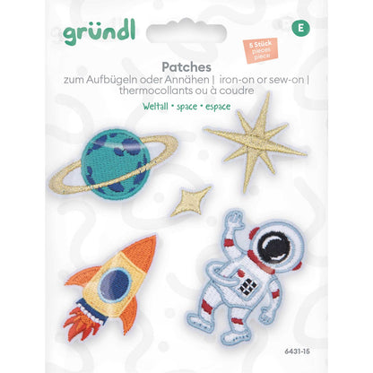 Patches zum Aufbügeln - Weltall