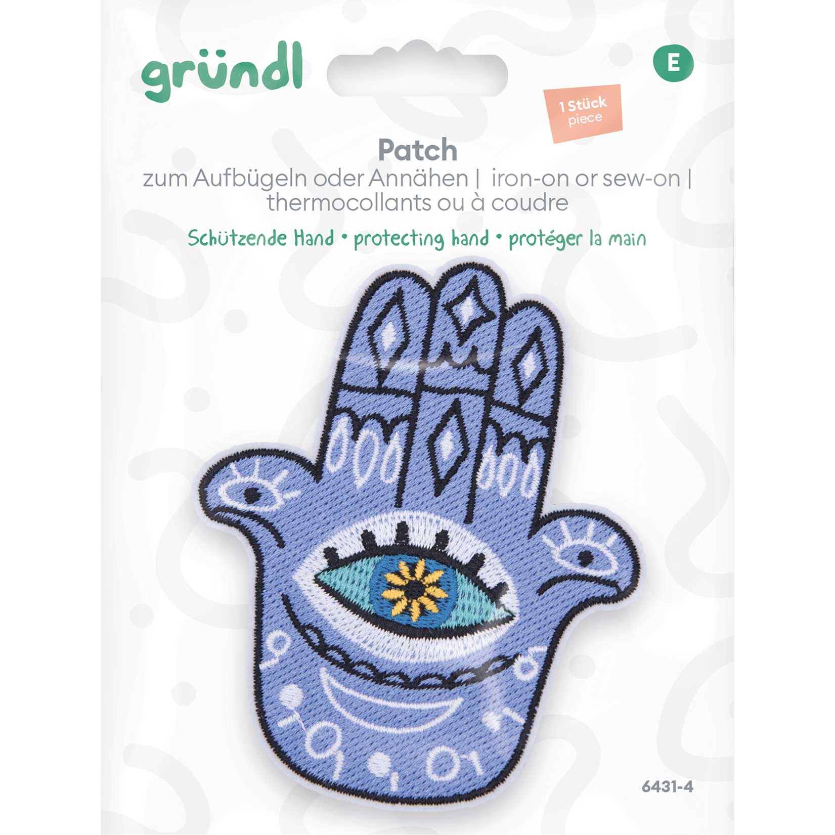 Patches zum Aufbügeln - Schützende Hand