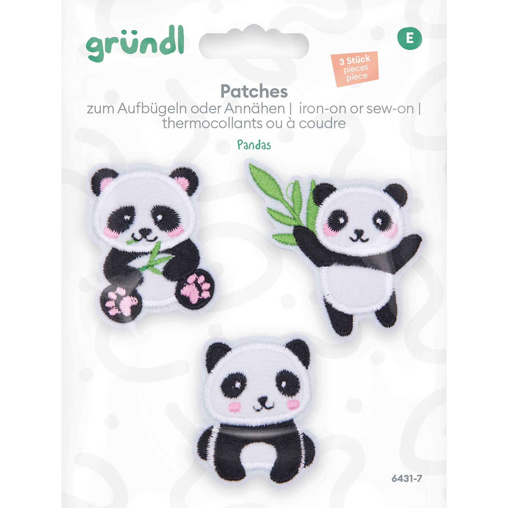 Patches zum Aufbügeln - Pandas