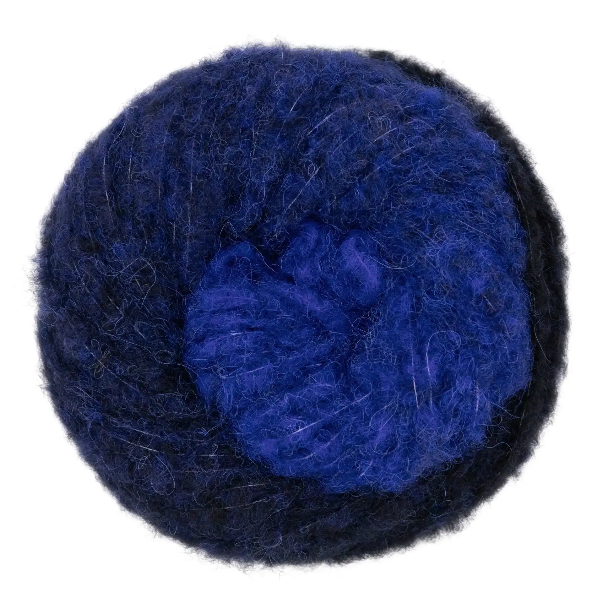 XXL two-tone scarf knitting kit made from alpaca-merino wool