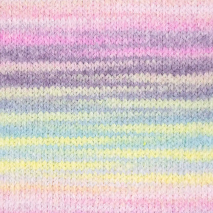 Kit de tricot pour snood en point brioche, en mélange duveteux de mérinos et coton