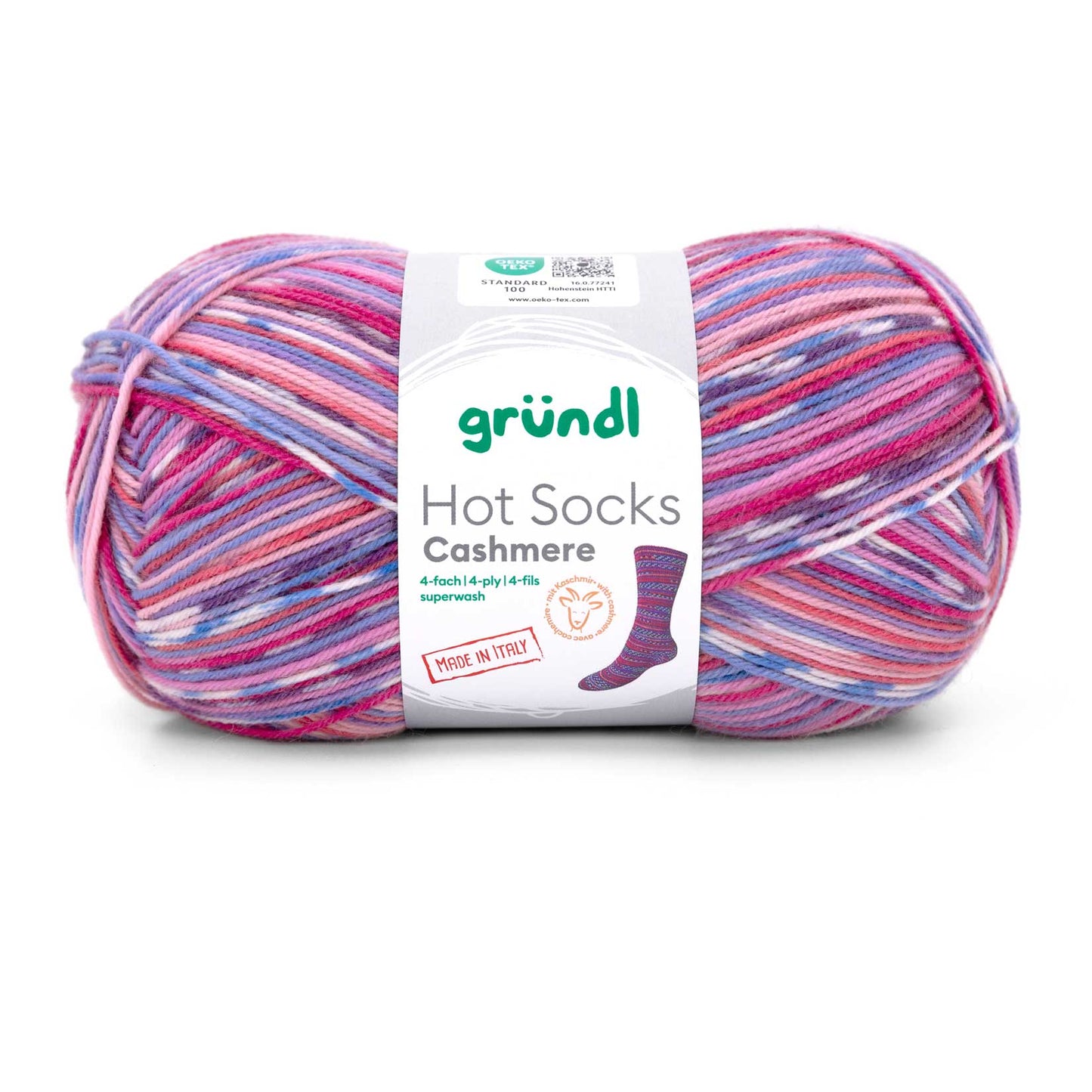 Hot Socks Cashmere, 4-fach