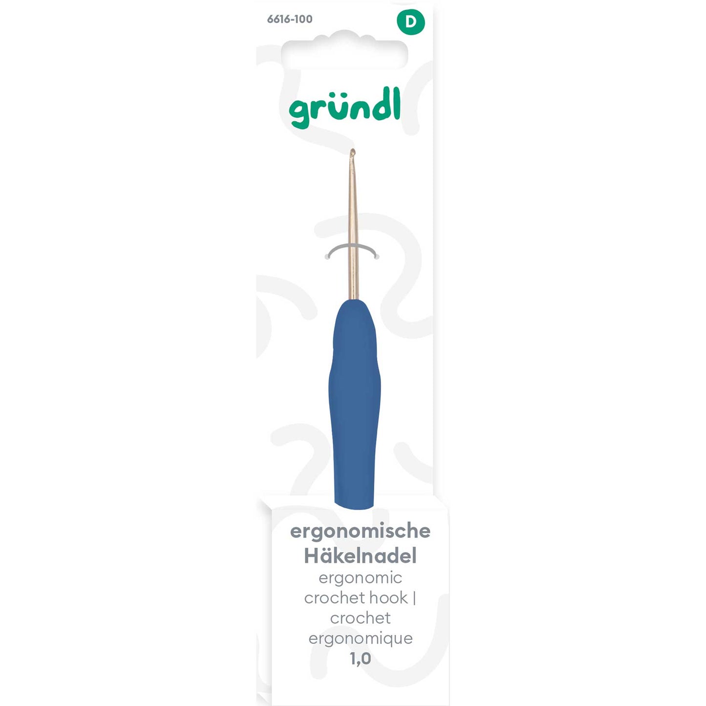 Ergonomische Häkelnadel