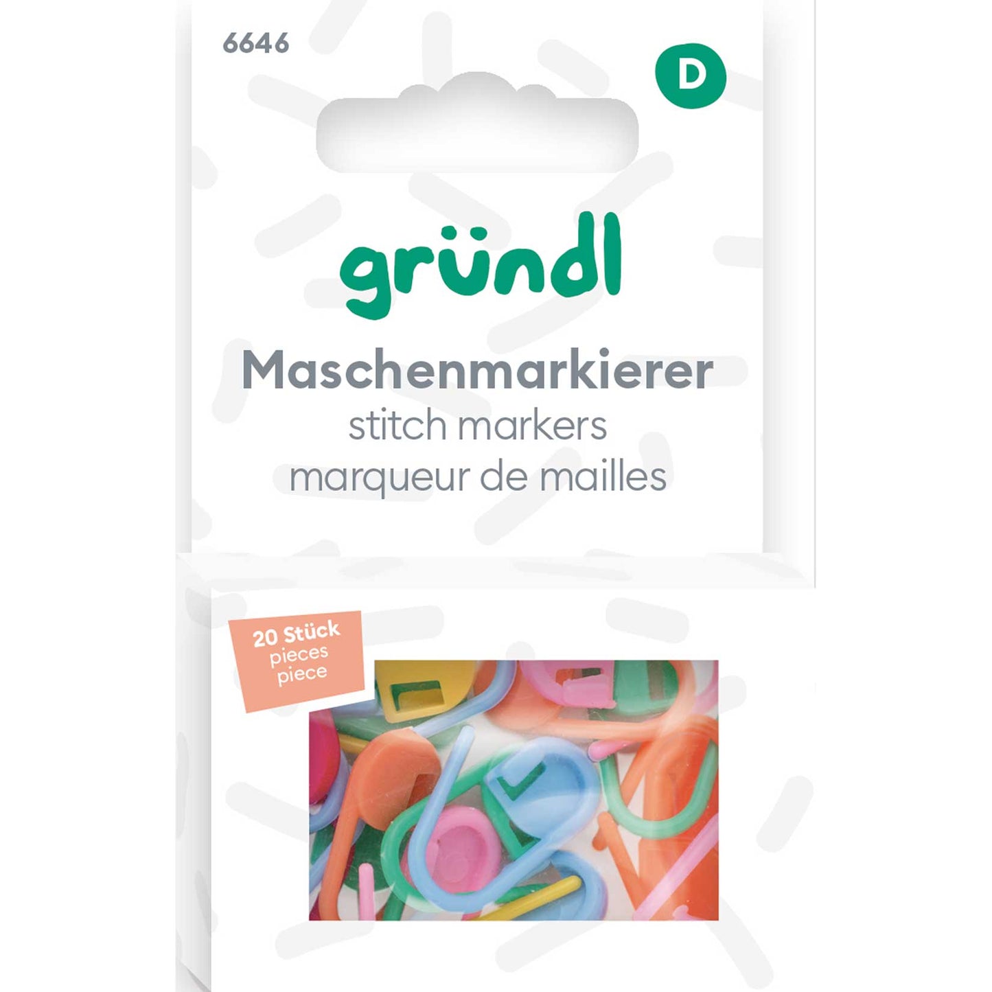 Maschenmarkierer, 20 Stück