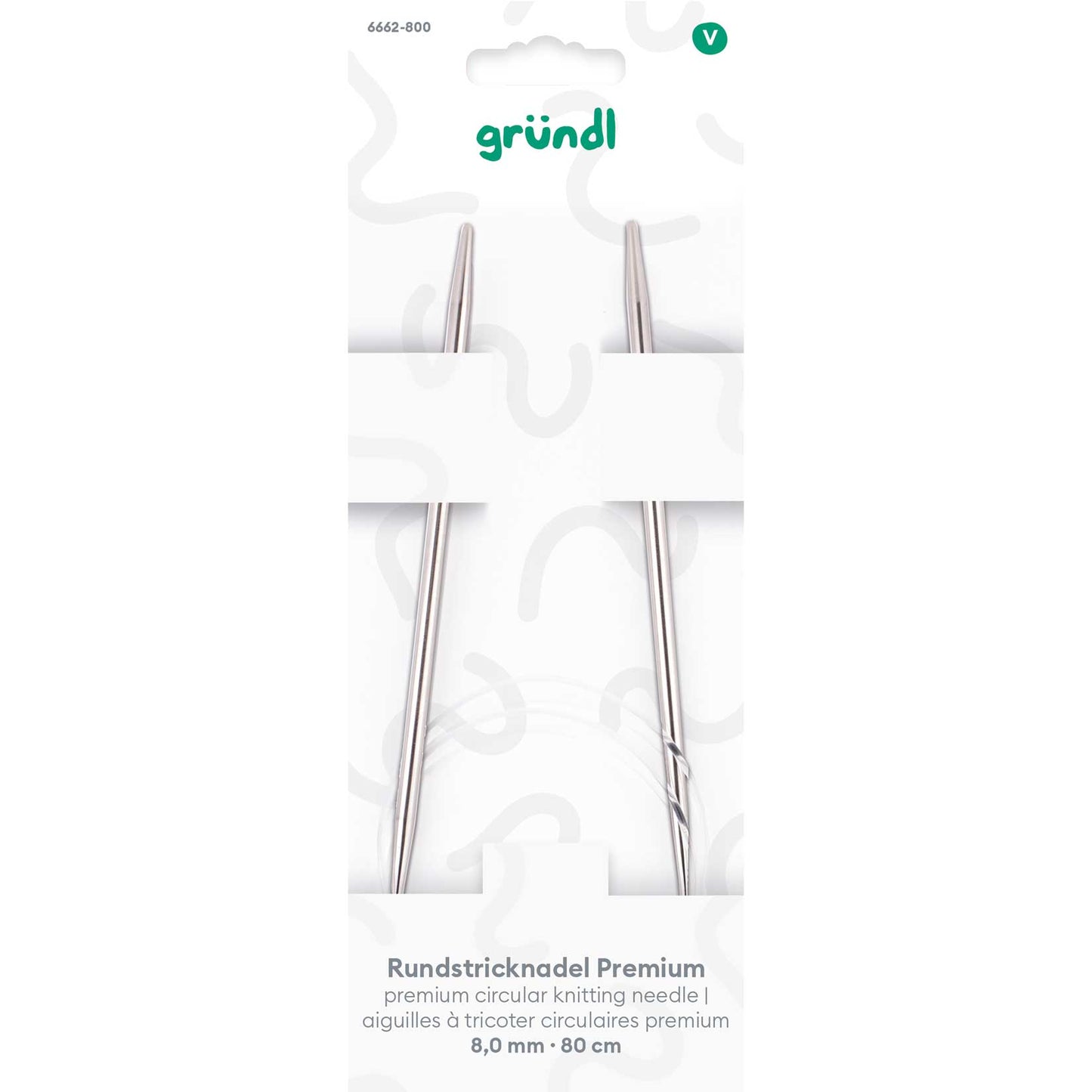 Circular knitting needle Premium, 80 cm