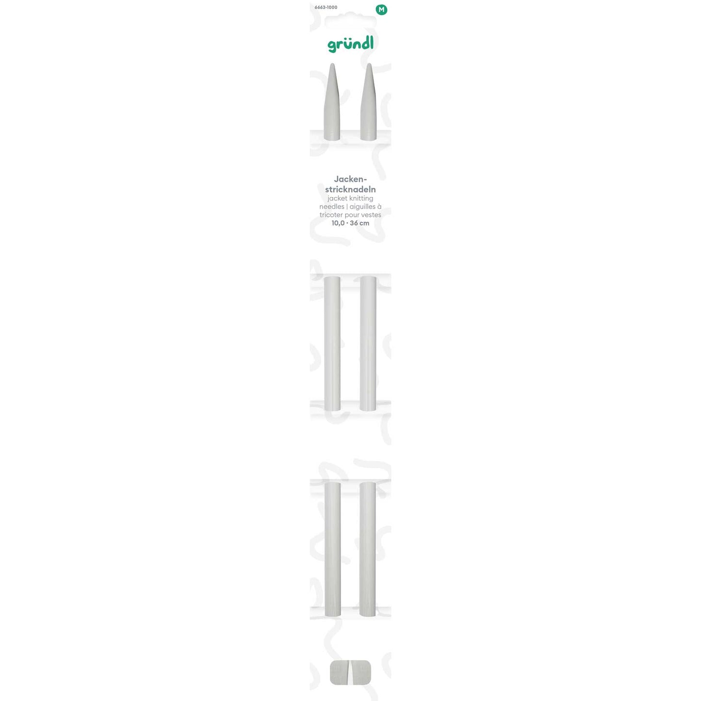 Single Point Knitting Needles, 36 cm