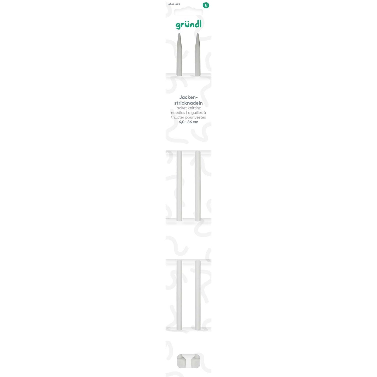 Single Point Knitting Needles, 36 cm