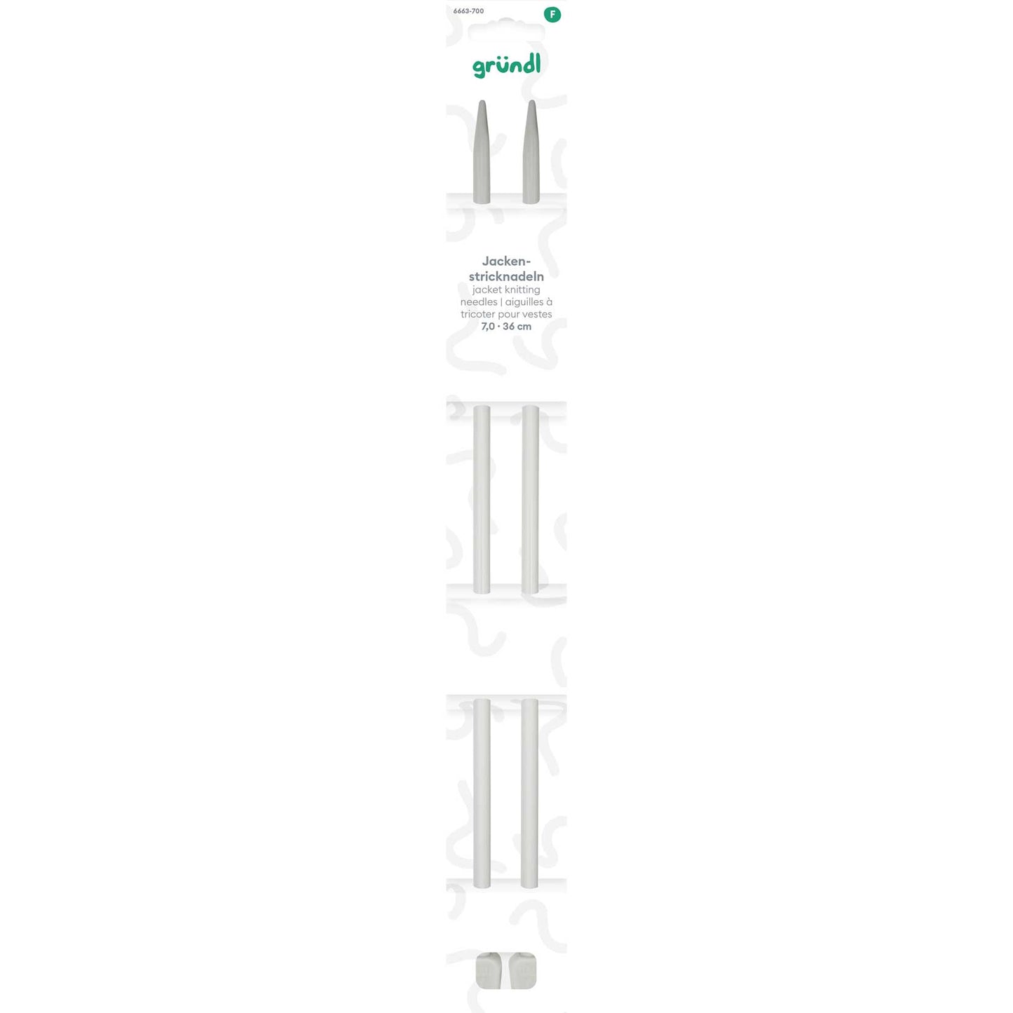 Single Point Knitting Needles, 36 cm