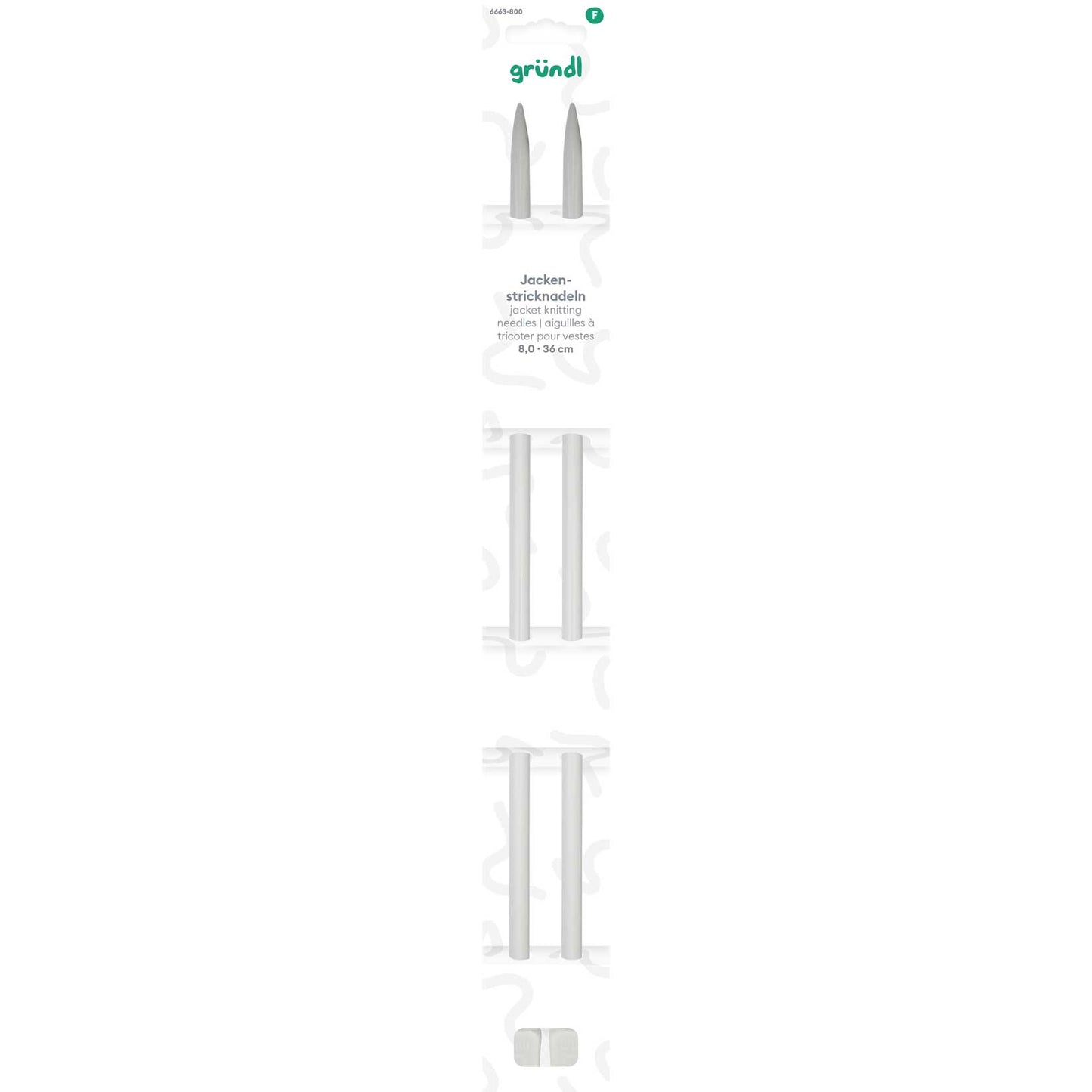 Single Point Knitting Needles, 36 cm
