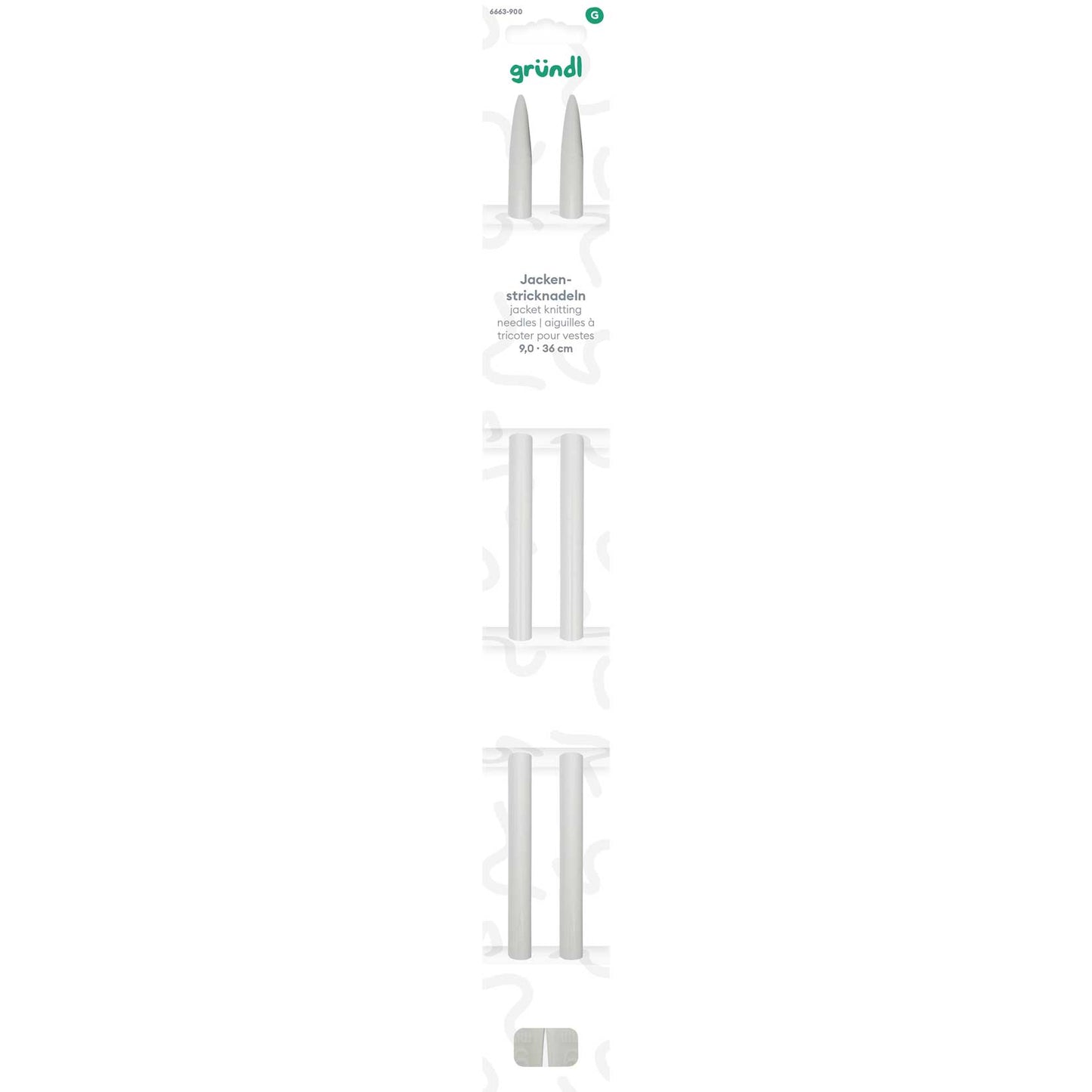 Single Point Knitting Needles, 36 cm