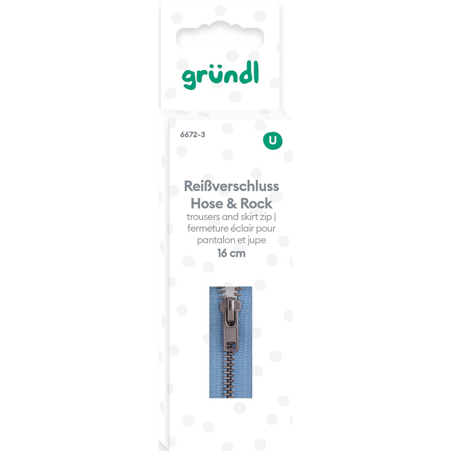 Reißverschluss Hose und Rock, 16cm
