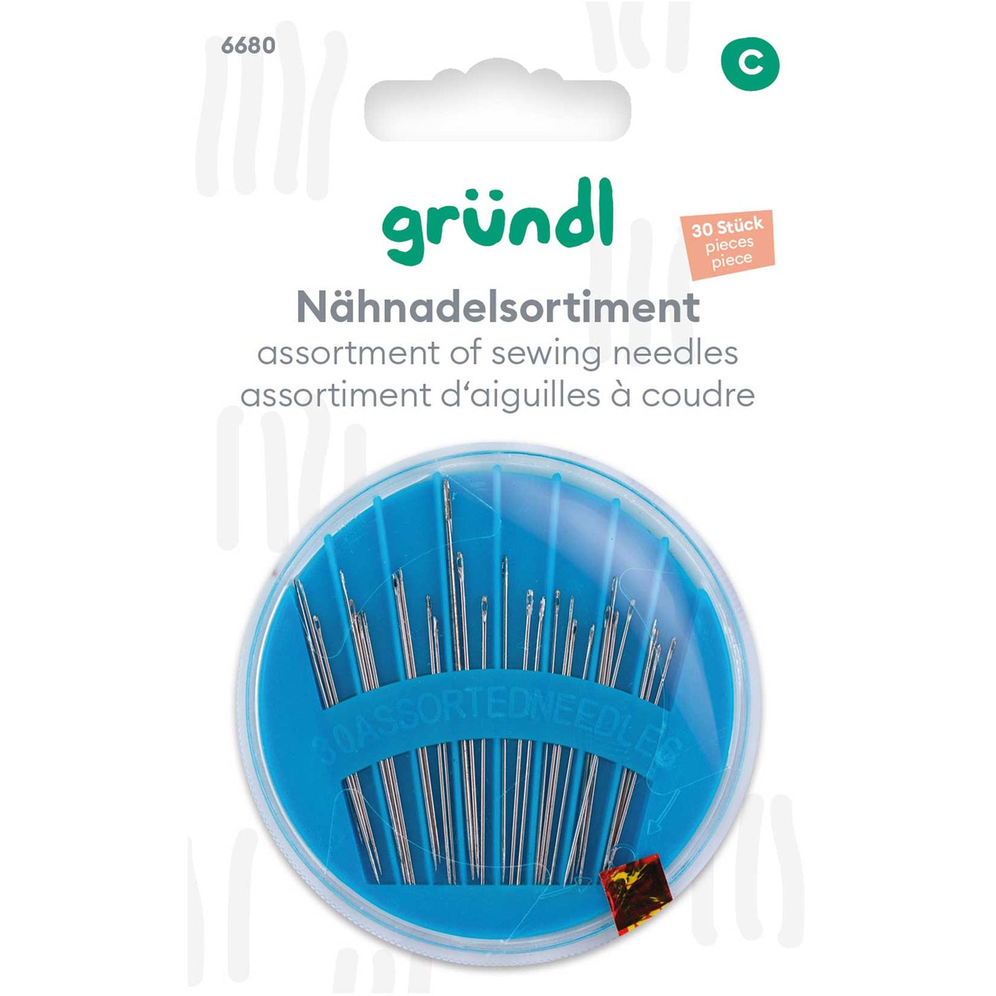 Nähnadelsortiment, 30 Stück