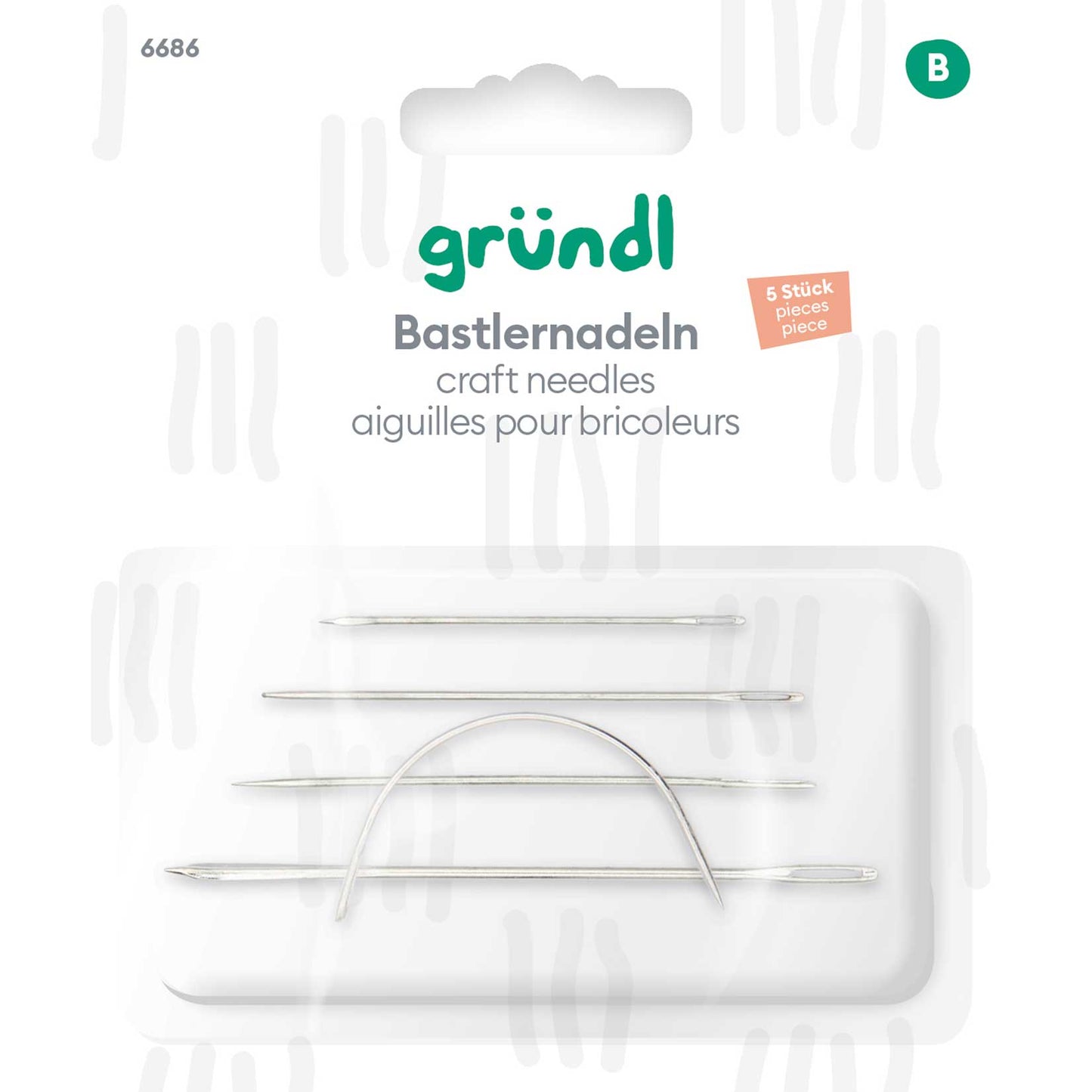Bastlernadeln, 5 Stück
