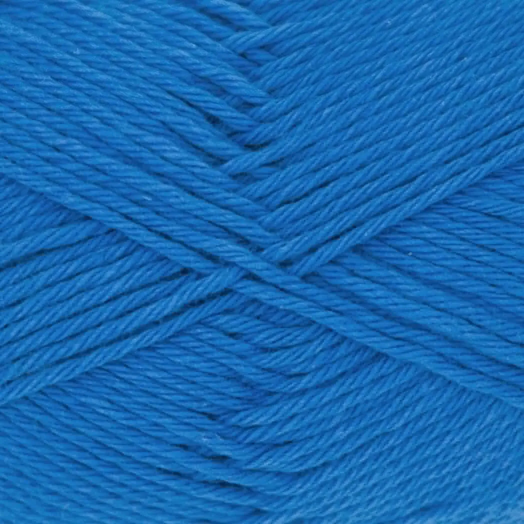 Crochet set summer crop top royal blue from Cotton Fun