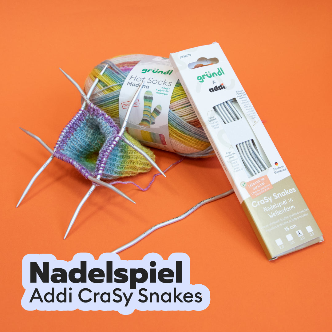 CraSy Snakes Nadelspiel in Wellenform