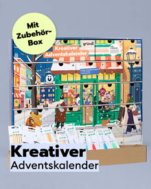 Kreativer Adventskalender mit Zubehörbox 2026