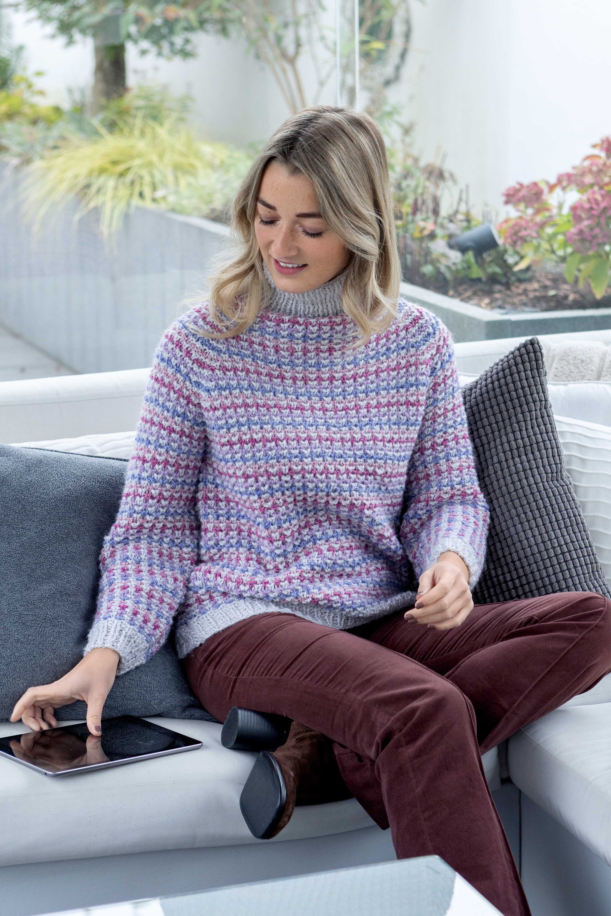 Berry Dots Raglan Sweater