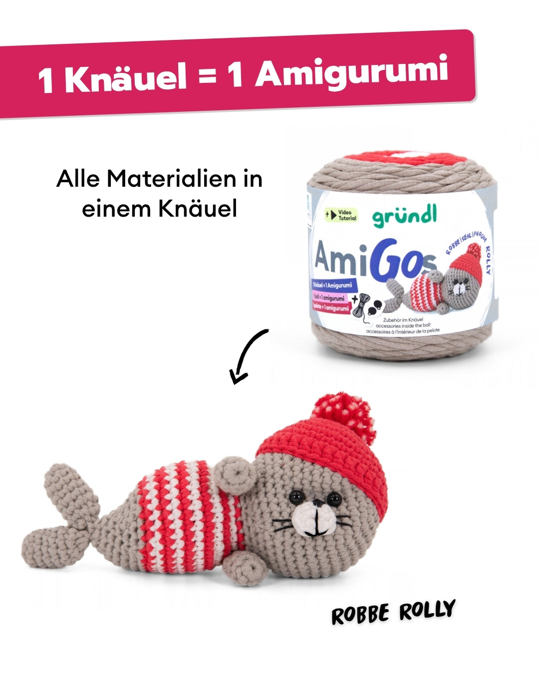 Häkelset Meeresfreunde AmiGos