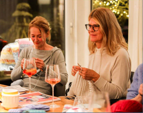 Soirées caritatives Gründl – Du tricot et du crochet pour la bonne cause