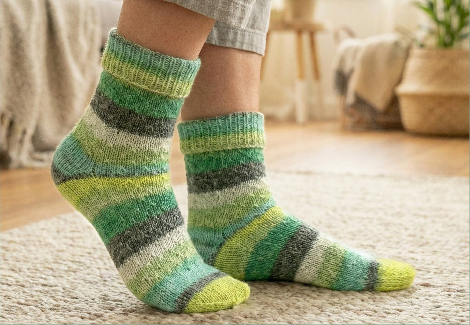 Action Chaussette Verte : Faire le bien avec des chaussettes pleines de power féminin