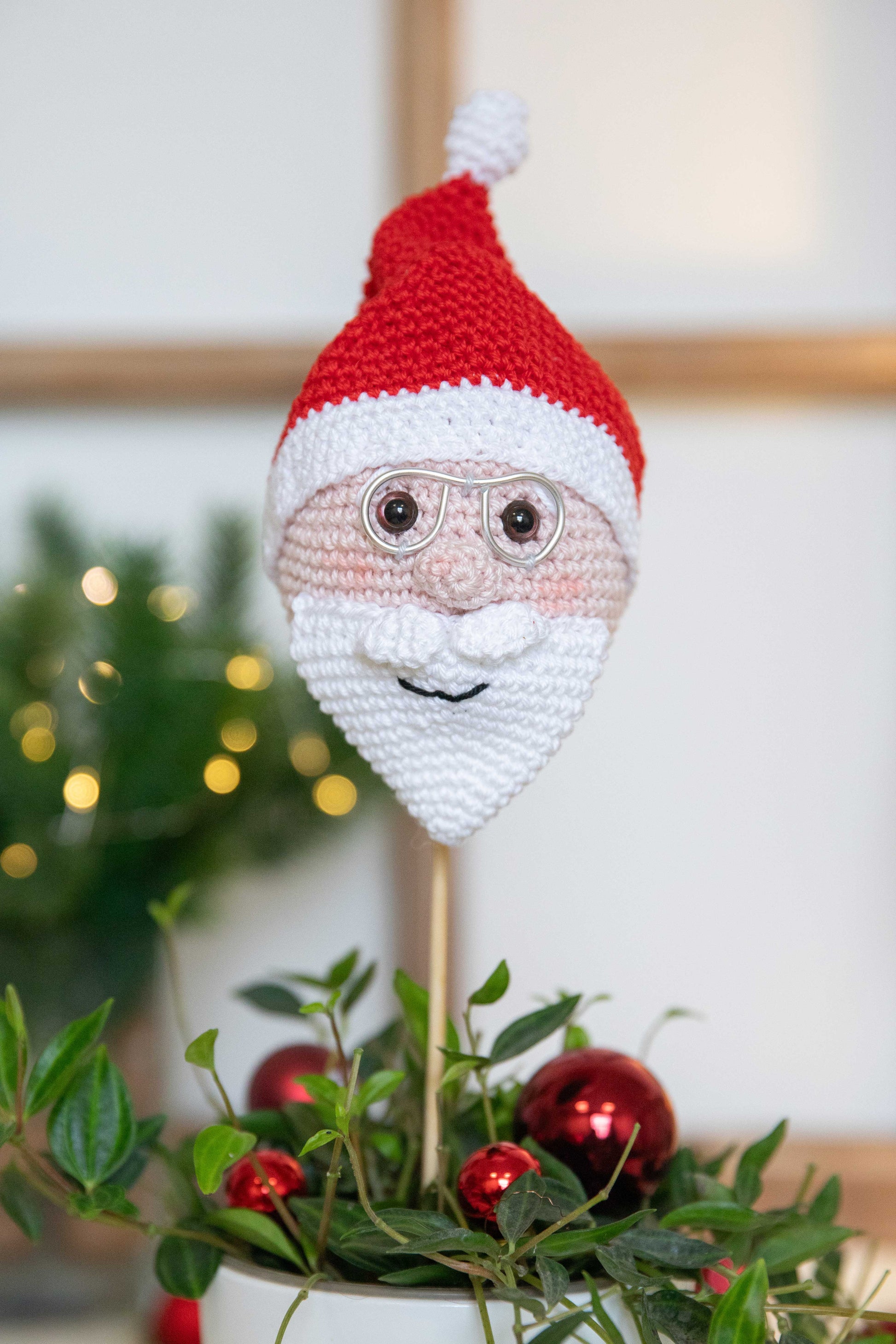 Weihnachtliche Blumenstecker