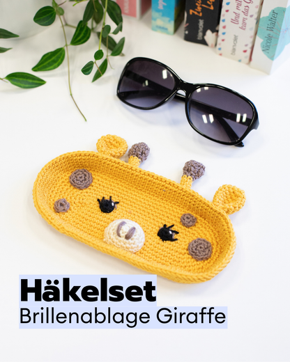 Häkelset Brillenablage Giraffe