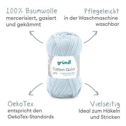 Häkel- und Strickset Sarah Shirt aus 100% Baumwolle