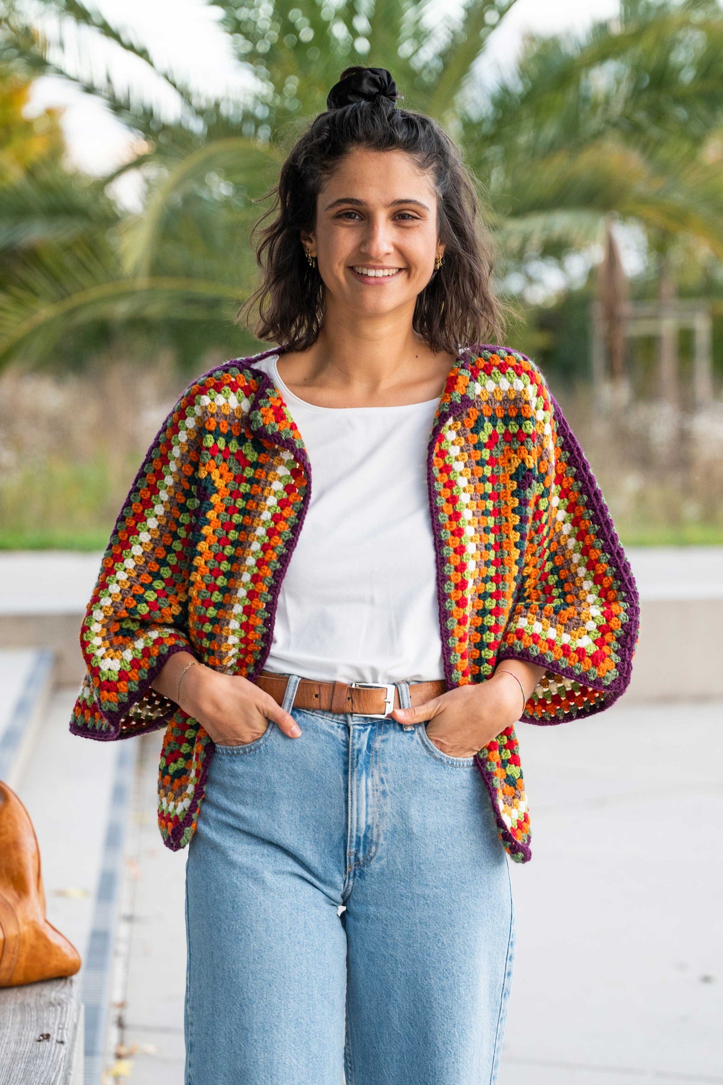 Indian Summer Hexagon Cardigan