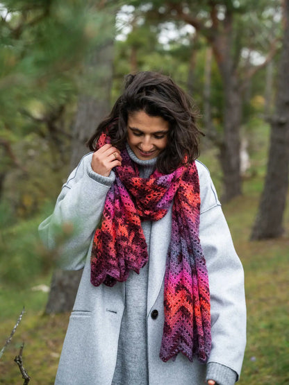Häkelset Sunrise Scarf