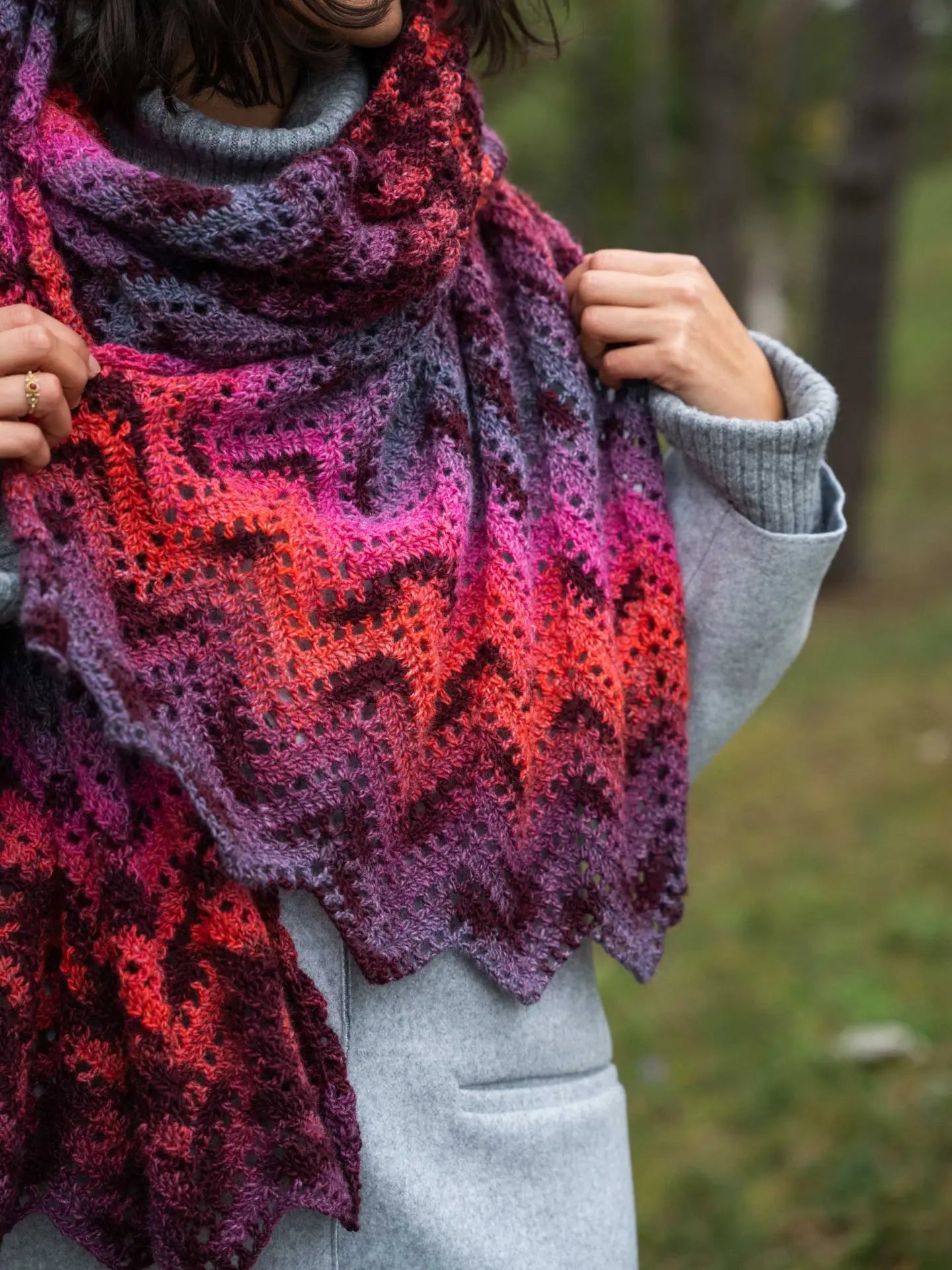 Häkelset Sunrise Scarf
