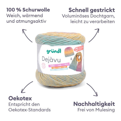 Knitting set Long Weekend Sweater Dejavu