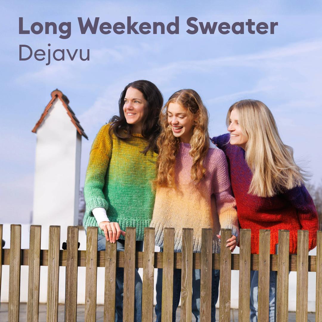 Knitting set Long Weekend Sweater Dejavu