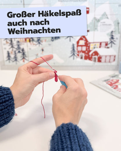 Häkel-Adventskalender Weihnachtswerkstatt