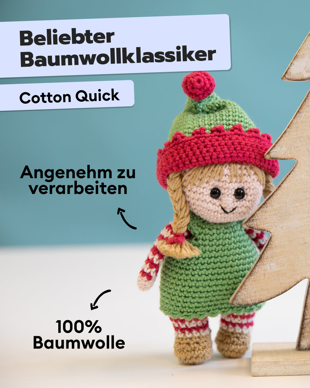 Häkel-Adventskalender Weihnachtswerkstatt